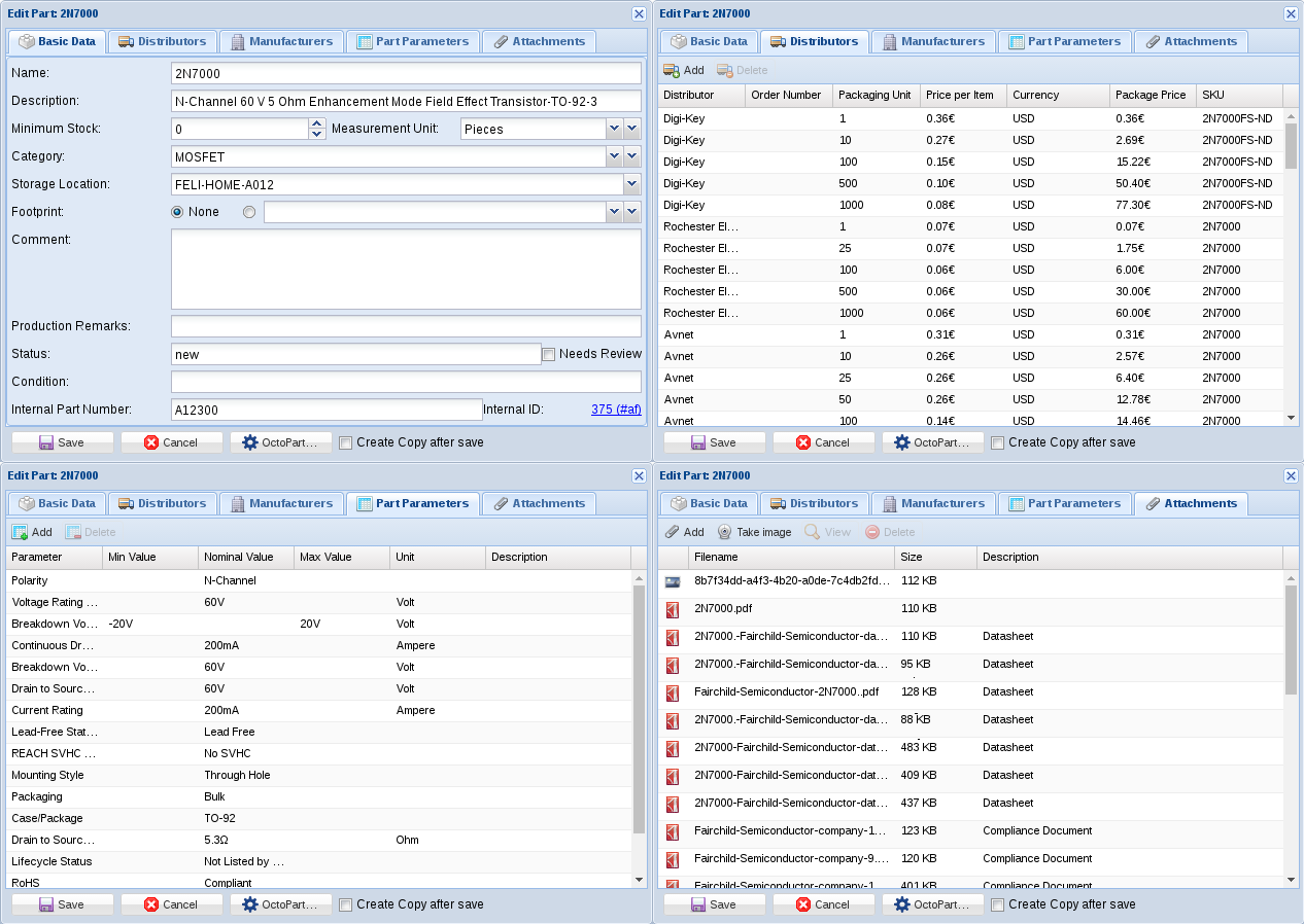 Partkeepr Open Source Inventory Management